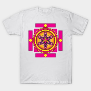Metatron's Cube Merkaba Mandala T-Shirt